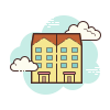 cloud style wohnung icon