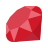 Rubyプログラミング言語 icon