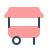parakeet color style food cart icon