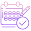 mark calendar icon