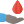 hand holding blood drop icon