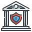 banco externo-online-segurança-wanicon-lineal-color-wanicon icon