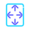 neon style 페이지에 맞추기 icon