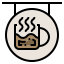 Coffeeshop Sign icon
