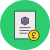 Account statement icon