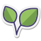 stickers style natural food icon