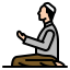 prayer muslim man praying islam dua muslim icon