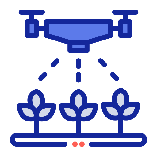 drone watering icon