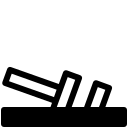 pastel glyph style sandalen icon