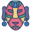 Боевая раскраска ацтеков icon