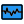 Ecg diagnosis with the wave diagram on a monitor icon