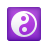 emoji style yin yang icon