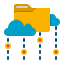 Cloud Speicherplatz icon