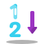 arcade style tri numérique icon