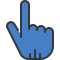 Ganze Hand icon