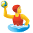 homem jogando pólo aquático icon