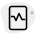 Ecg result file isolated on a white background icon