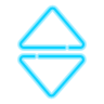 neon style trier icon