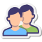 stickers style 사용자 그룹 남자 icon