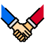 accord-externe-politique-xnimrodx-lineal-color-xnimrodx icon