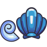 外部-Seashell-travel-tourism-goofy-color-kerismaker icon