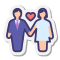 stickers style romance icon