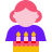 誕生日の女の子とケーキ icon