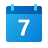 Calendrier 7 icon