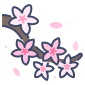 flor externa-japão-preenchido-contorno-preenchido-contorno-ícones-maxicons icon
