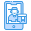 delivery man icon
