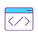 website source code icon