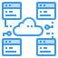 Cloud computing icon