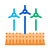 wind turbines icon