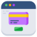 online card payment icon