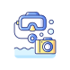 underwater photography icon