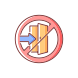 externo-Do-Not-Enter-fire-safe-filled-color-icons-papa-vector icon
