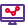 带有线图的计算机 icon