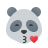 Beso panda icon