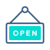 Open Sign icon