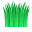 skeuomorphism style 잔디 icon