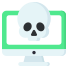computer hacking icon