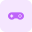 Simple game controller with buttons for actions icon