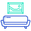 Couch And Photo Frame icon