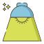luz blanca cálida icon