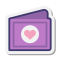 stickers style 결혼식 초대장 icon