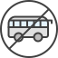 No Bus icon