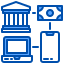 banque-en-ligne-externe-internet-des-objets-xnimrodx-blue-xnimrodx icon