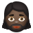mulher-com-barba-pele-escura icon