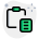 Paste the content to clipboard, computer file system. icon