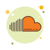 bubbles style soundcloud icon